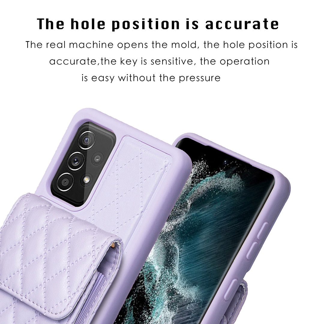 BF22-Style For Samsung Galaxy A52 4G / 5G / A52s 5G Card Holder Phone Cover Kickstand Leather TPU Case BF22-Style For Samsung Galaxy A52 4G / 5G / A52s 5G Card Holder Phone Cover Kickstand Leather TPU Case
